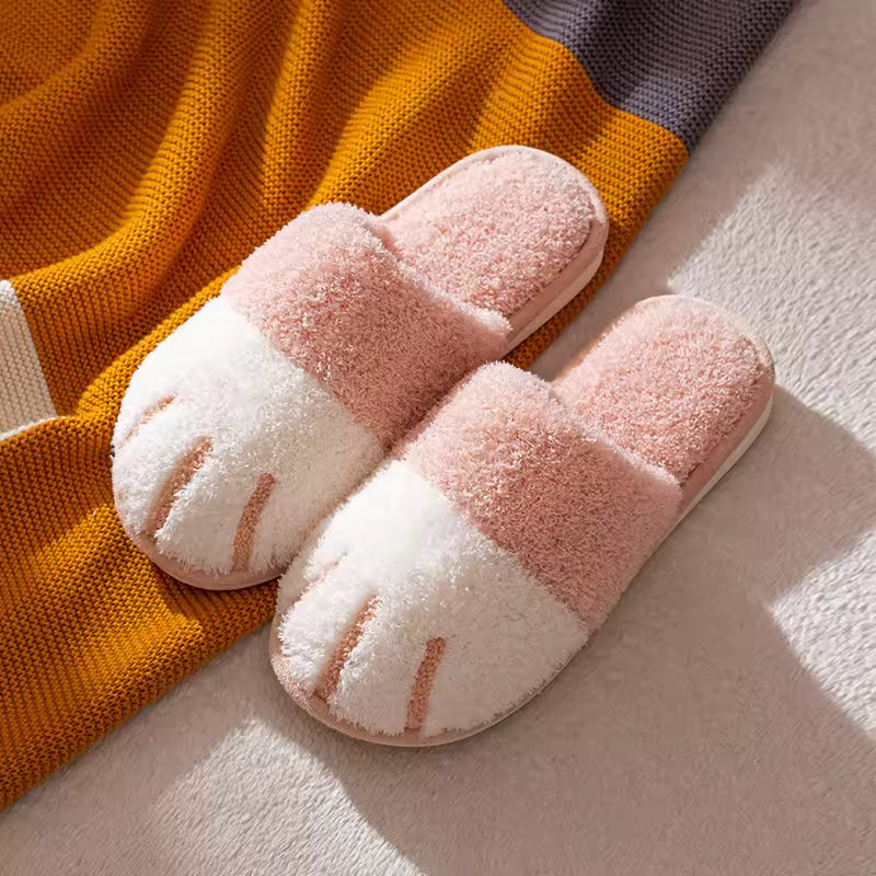 Dog Paw Pattern Slippers