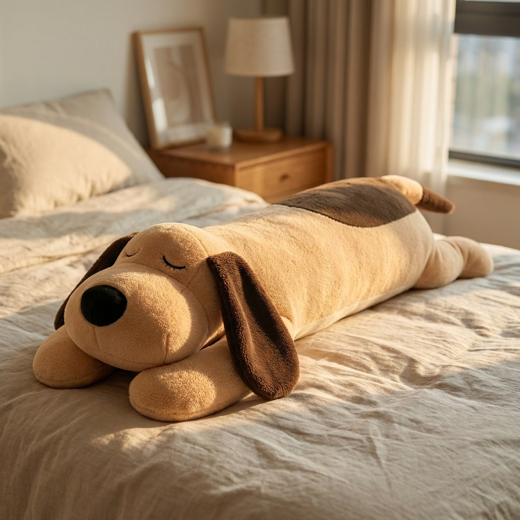 Dog-Shaped Pillow