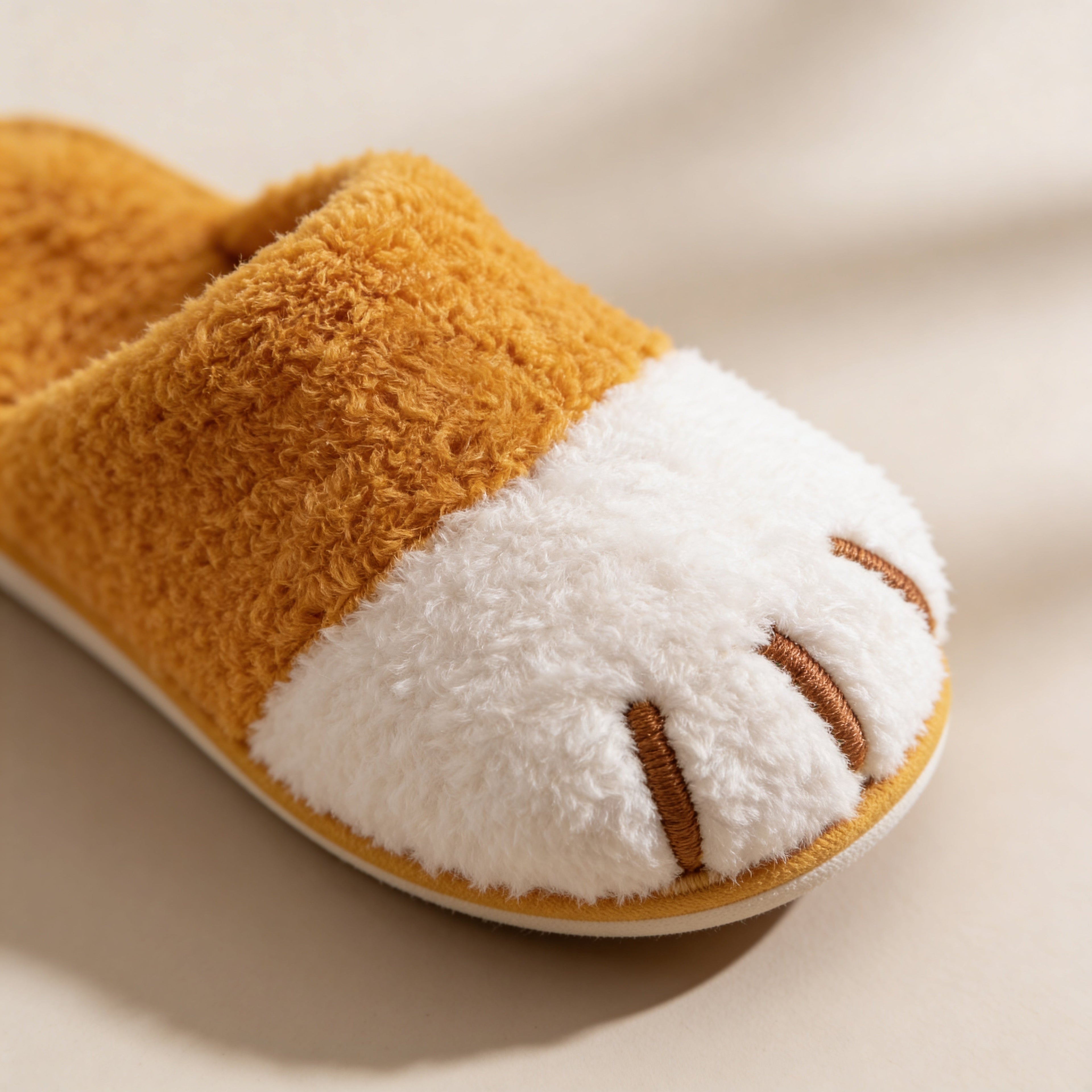 Dog Paw Pattern Slippers