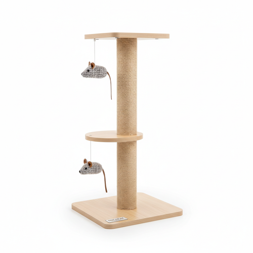 Arranhador com Brinquedo para Gatos